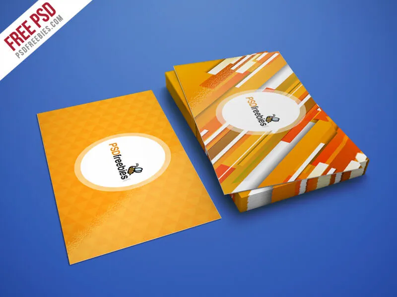 Realistic Business Card Mockup PSD