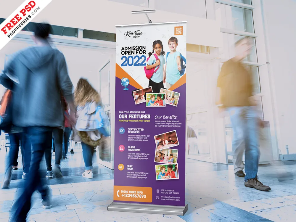 School Admission Open Roll Up PSD