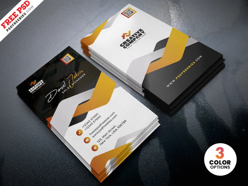 Stylish and Designer Business Card PSD Templates