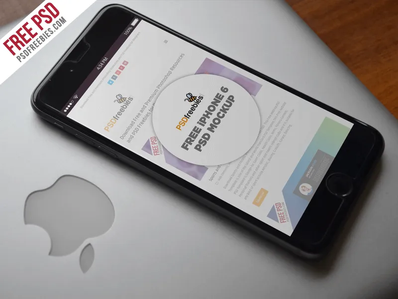 iPhone 6 Mockup PSD Freebie